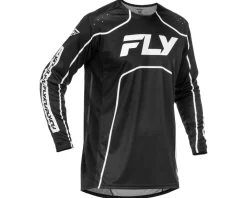 Fly Racing Rayce Bicycle Jersey (Black/White) (2XL)