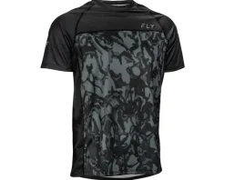 Fly Racing Super D Jersey (Dark Grey Camo/Black) (S)