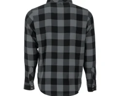 Fly Racing Tek Flannel (Black/Grey) (S)