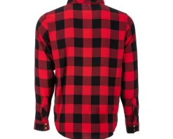 Fly Racing Tek Flannel (Red/Black) (S)