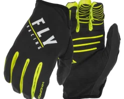 Fly Racing Windproof Gloves (Black/Hi-Vis) (2XL)