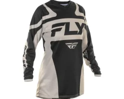 Fly Racing Women's F-16 Jersey (Black/White) (S)