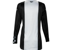Fly Racing Women's Lite Long Sleeve Jersey (Black/Light Grey) (L)