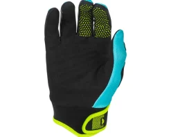 Fly Racing Youth F-16 Gloves (Aqua/Black/White) (Youth L)