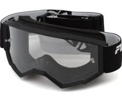 Fly Racing Youth Focus Goggle (Black/White) (Clear Lens)