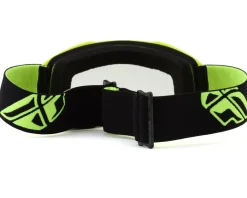 Fly Racing Youth Focus Goggle (Hi-Vis/Black) (Clear Lens)
