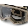 Fly Racing Youth Focus Goggles (Khaki/Black) (Clear Lens)