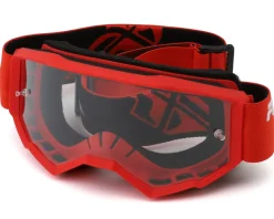 Fly Racing Youth Focus Goggle (Red/Black) (Clear Lens)