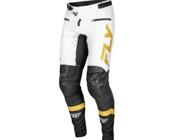Fly Racing Youth Rayce Bicycle Pants (White/Black/Gold) (18)