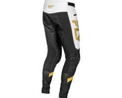 Fly Racing Youth Rayce Bicycle Pants (White/Black/Gold) (18)