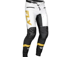 Fly Racing Youth Rayce Bicycle Pants (White/Black/Gold) (18)