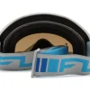 Fly Racing Youth Zone Goggle (Silver/Blue/Blue Mirror Lens)
