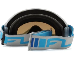 Fly Racing Zone Goggle (Silver/Blue/Blue Mirror Lens)