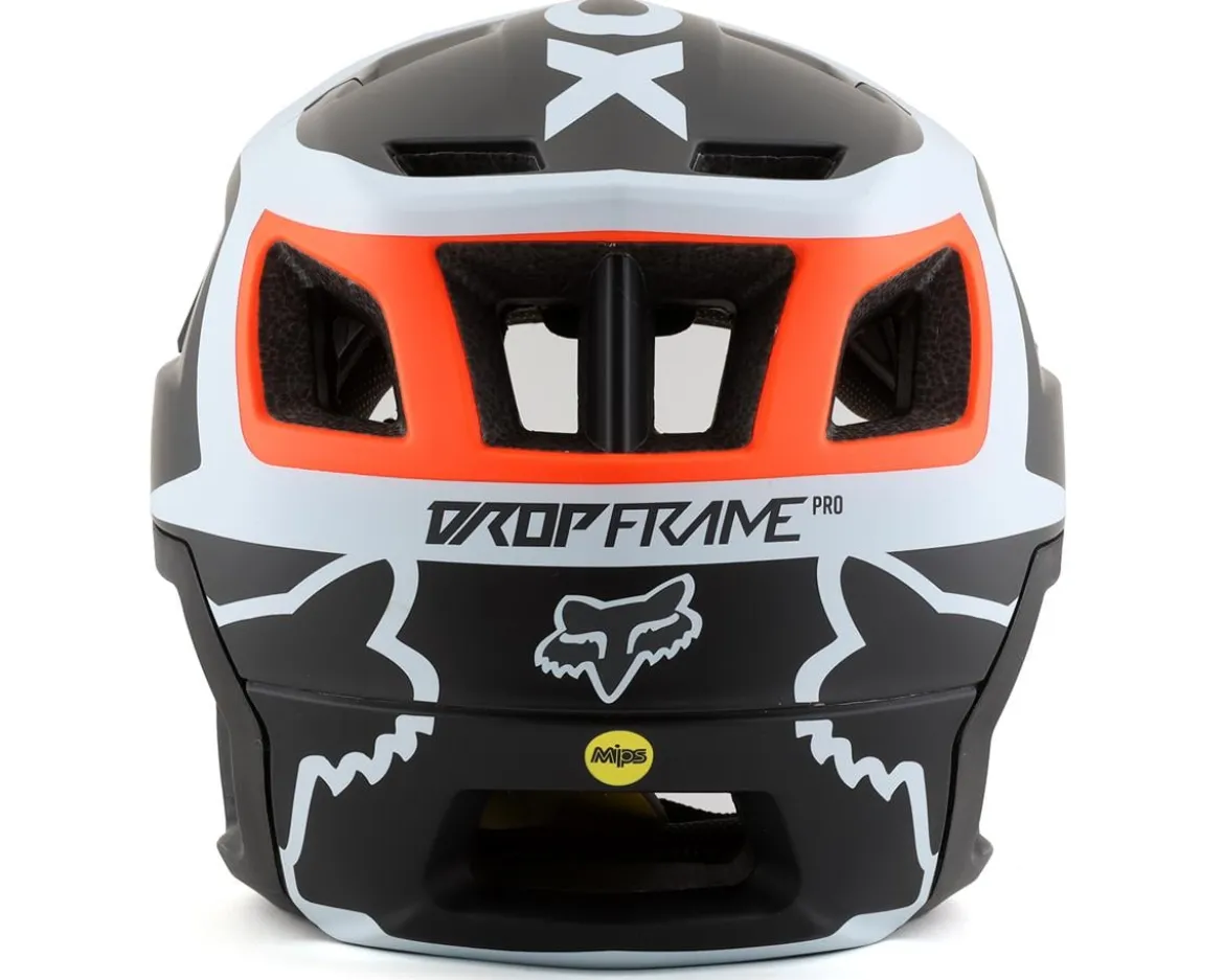 Fox Racing Dropframe Pro MIPS Helmet (Black Dvide) (S)