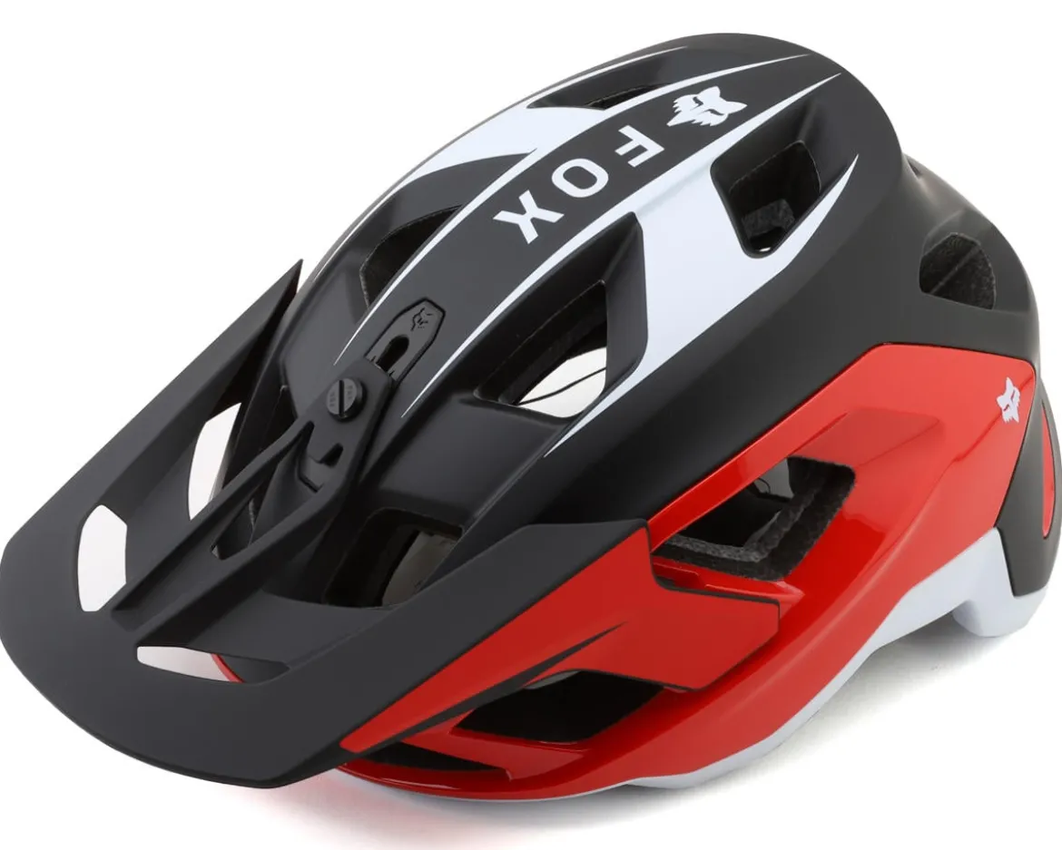 Fox Racing Speedframe Pro Defy Mountain Helmet (Fluorescent Red) (S)