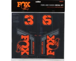 Fox Suspension Custom Decal Kit (Factory Orange) (All Models Except Step Casts)