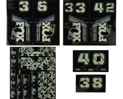 Fox Suspension Custom Decal Kit (Pistachio) (All Models Except Step Casts)