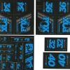 Fox Suspension Heritage Decal Kit (Blue)
