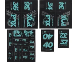Fox Suspension Heritage Decal Kit for Forks & Shocks (Mint) (All Models Except Step Casts)