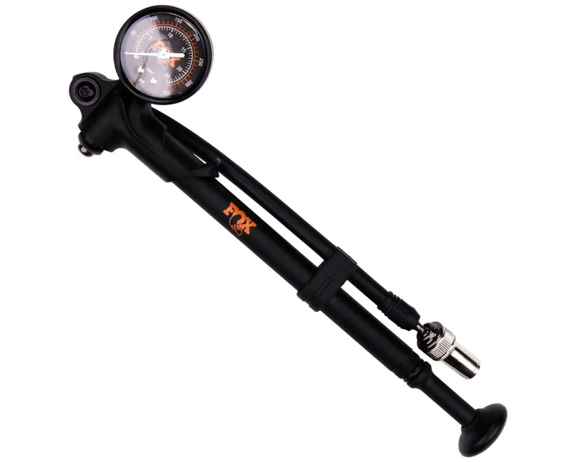 Fox Suspension HP Fork/Shock Pump (Black) (350 PSI) (w/ Long Swivel Head)