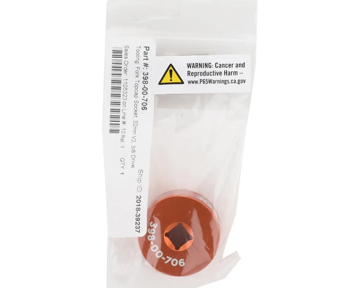 Fox Suspension Tooling Fork Topcap Socket (32mm V2) (3/8" Drive)
