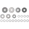 Fox Suspension Valve Stack Assembly (2022 FLOAT X, DHX) (Base Valve) (Lever Mode Medium) (Bleed 3) (LMB3)