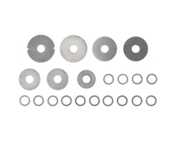 Fox Suspension Valve Stack Assembly (2022 FLOAT X, DHX) (Base Valve) (Lever Mode Medium) (Bleed 3) (LMB3)