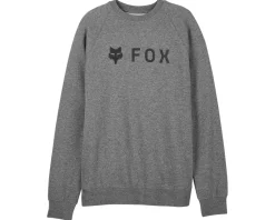 Fox Racing Absolute Fleece Crew Sweatshirt (Heather Graphite) (S)