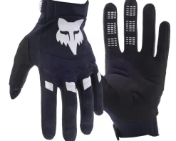 Fox Racing Dirtpaw Long Finger Gloves (Black/White) (2XL)