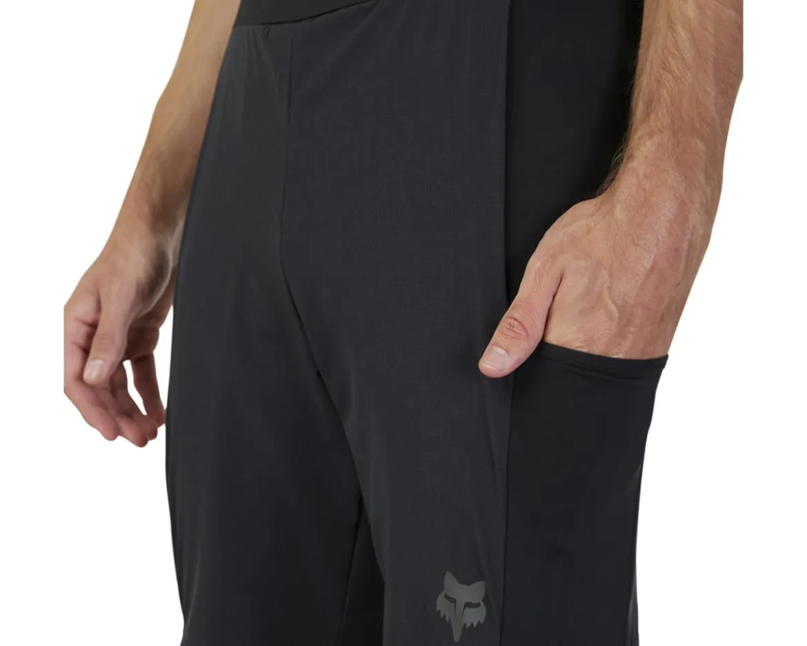 Fox Racing Flexair Ascent Cargo Bib Shorts (Black) (S)