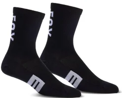 Fox Racing 6" Flexair Merino Socks (Black) (L/XL)