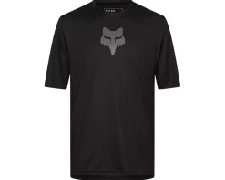 Fox Racing Ranger Fox Head Short Sleeve Jersey (Black) (S)