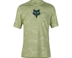 Fox Racing Ranger TruDri Short Sleeve Jersey (Cactus Green) (S)