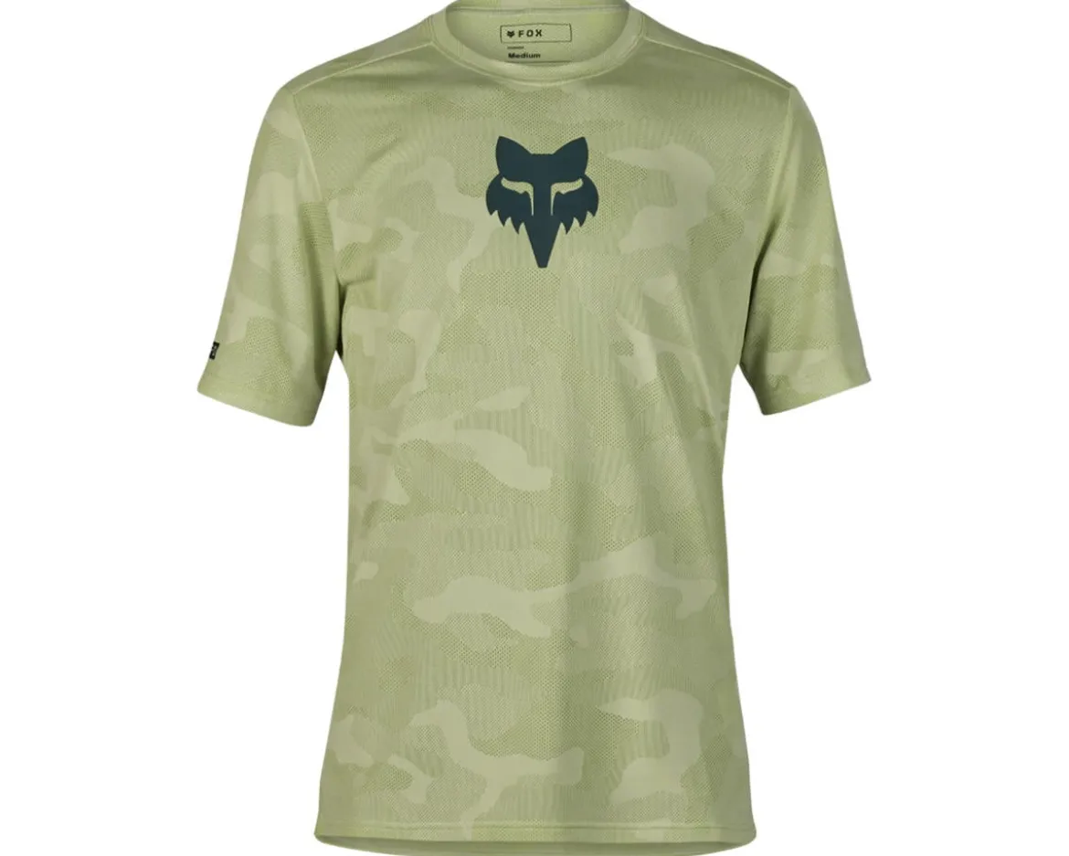 Fox Racing Ranger TruDri Short Sleeve Jersey (Cactus Green) (S)