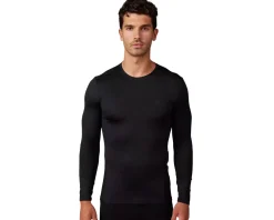 Fox Racing Tecbase Long Sleeve Base Layer (Black) (S)