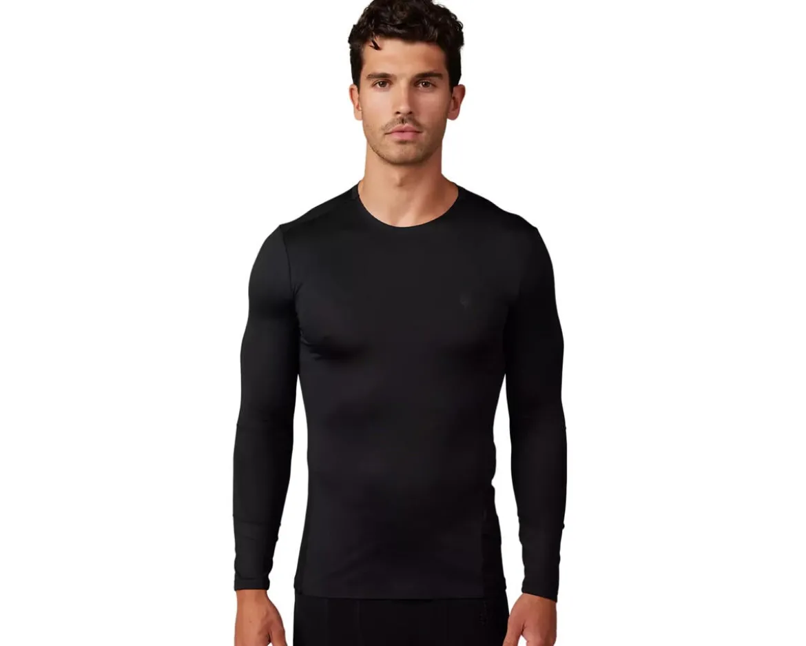 Fox Racing Tecbase Long Sleeve Base Layer (Black) (S)