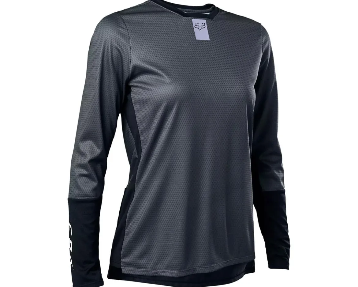 Fox Racing Women's Defend Long Sleeve Jersey (Dark Shadow) (M)