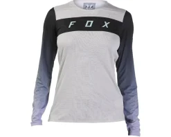 Fox Racing Women's Flexair Race Jersey (Vintage White) (M)