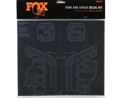 Fox Suspension Custom Decal Kit (Stealth Black)