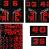 Fox Suspension Custom Decal Kit (Red) (All Models Except Step Casts)