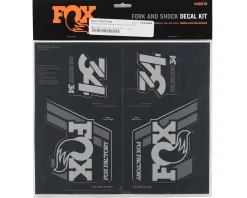 Fox Suspension Heritage Decal Kit for Forks & Shocks (Silver) (All Models Except Step Casts)