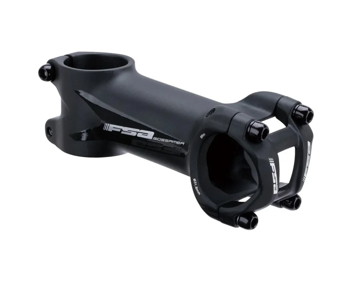 Full Speed Ahead Gossamer Stem (Black) (31.8mm Clamp) (60mm) (6°)