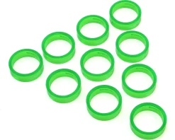 Full Speed Ahead PolyCarbonate Headset Spacers (Green) (1-1/8") (10) (10mm)