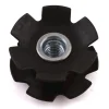 Full Speed Ahead Steel Star Nut (Black) (1-1/8")