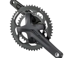 Full Speed Ahead Omega Road Crankset (Black) (175mm) (50/34T) (2 x 11 Speed) (MegaExo 19)