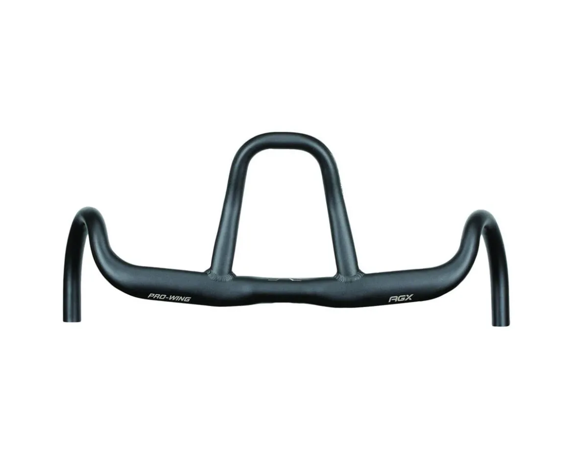 Full Speed Ahead Pro-Wing AGX Gravel/Adventure Handlebar (Black) (31.8mm) (42cm) (25° Flare)