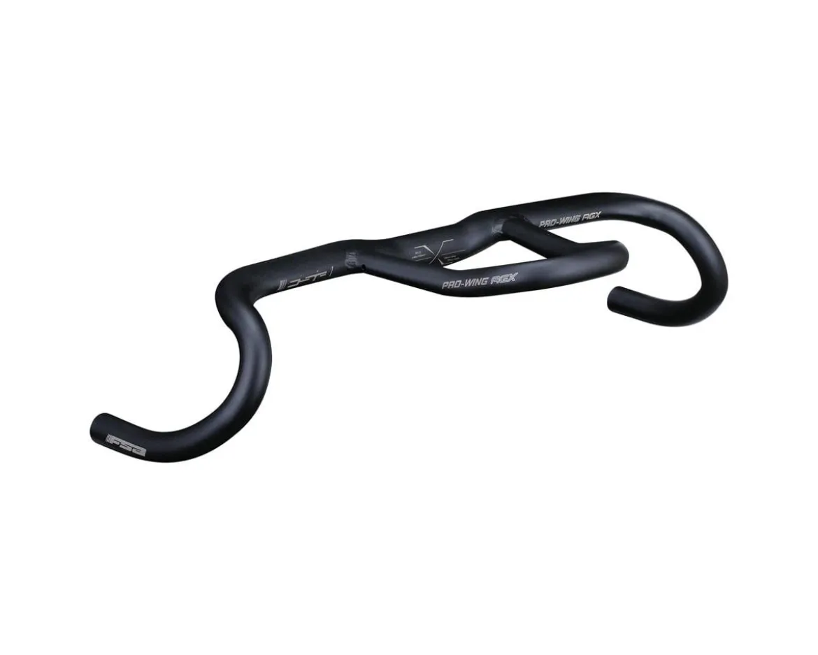 Full Speed Ahead Pro-Wing AGX Gravel/Adventure Handlebar (Black) (31.8mm) (42cm) (25° Flare)