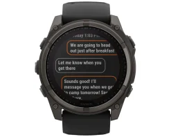 Garmin fenix 8 Sapphire Solar (Carbon Grey DLC) (51mm)