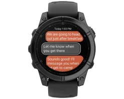 Garmin fenix E GPS Smartwatch (Slate Grey Steel/Black) (47mm Case) (AMOLED Display)
