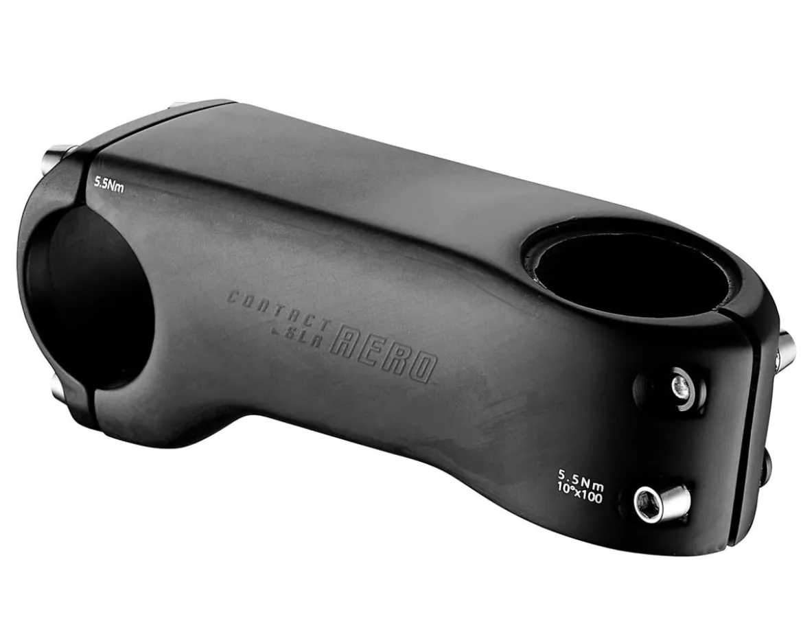Giant Contact SLR Aero Stem (Black) (31.8mm) (80mm) (10°) (Fits D-Shaped Giant Overdrive Aero Steerers)